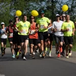 Hardlopers tijdens marathon Leiden