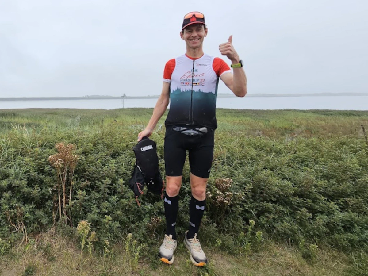 Run op Texel met de Herzog compressiekousen