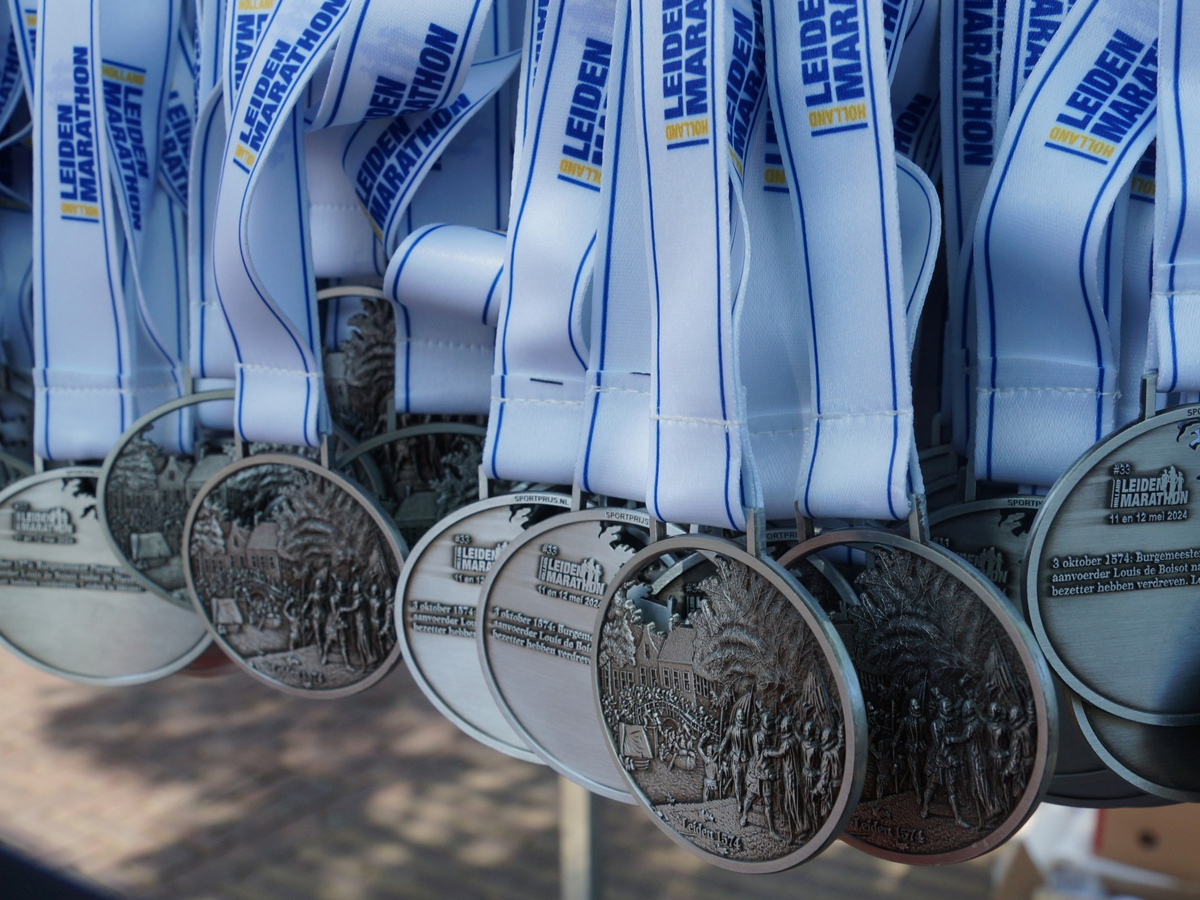 Medailles Leiden marathon