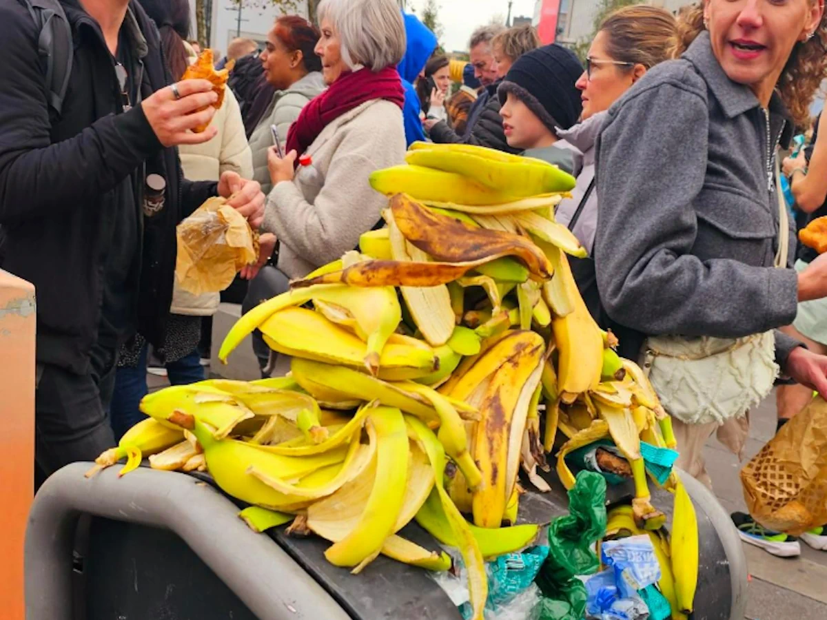 Marathon van Eindhoven met alle bananen