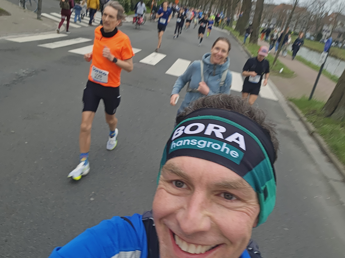 Peter marathon selfie