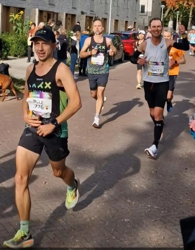 Peter aan het hardlopen in EIndhoven