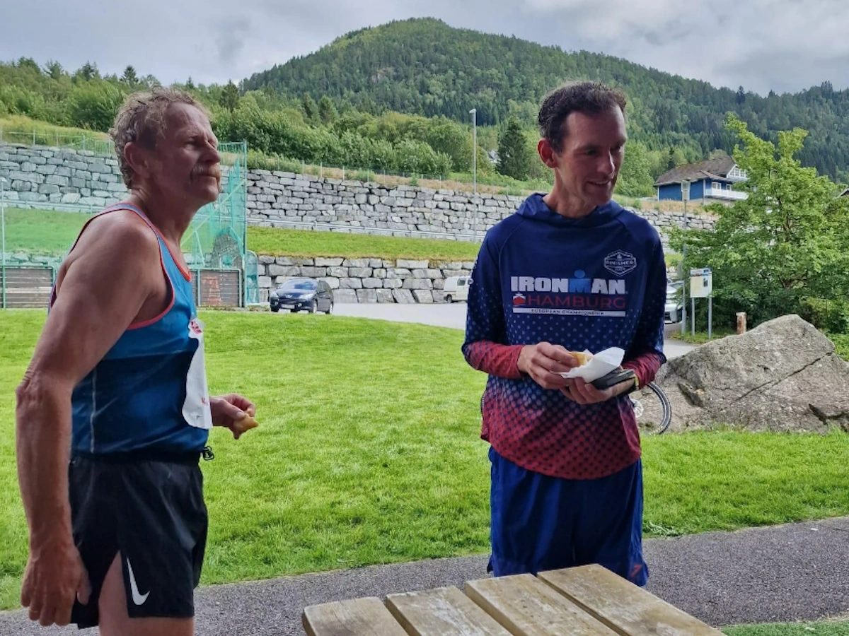 Peter en maat Hornindalsvatnet Marathon